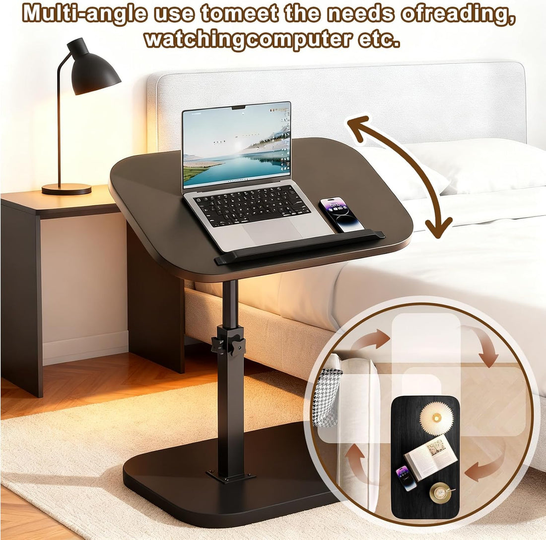 Side Table C Shape, 360° Rotatable