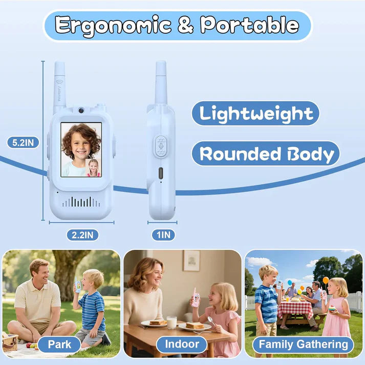 Walkie Talkie With HD Video Camera